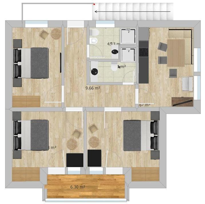 Cesa Paula Apartment เซลวาดีวัลการ์เดนา ภายนอก รูปภาพ